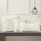Διακοσμητική Μαξιλαροθήκη Hauz με Γέμιση 45X45 / White